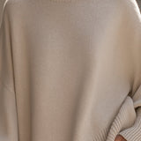 Abigail | Women's Oversized Jumper - Olive Green