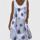 Boho Print Summer Dress Ethnic Everyday Dress