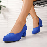 Orthopaedic Block Heels Wide Fit Cushioned Sole