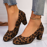 Orthopaedic Block Heels Wide Fit Cushioned Sole