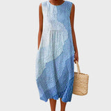 Knee-Length Everyday Dress Relaxed Flowing Cut