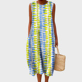 Knee-Length Everyday Dress Relaxed Flowing Cut