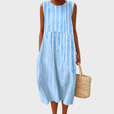 Knee-Length Everyday Dress Relaxed Printed Fit