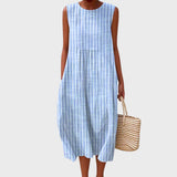 Knee-Length Everyday Dress Relaxed Flowing Cut