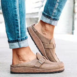 Orthopaedic Suede Slip-Ons Cushioned Everyday Sole