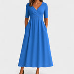 Eunice | Women's V Neck Midi Dress