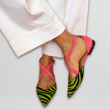 Strappy Ballet Flats Cushioned Everyday Shoes
