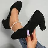 Orthopaedic Block Heels Wide Fit Cushioned Sole