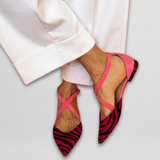 Strappy Ballet Flats Cushioned Everyday Shoes