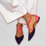 Strappy Ballet Flats Cushioned Everyday Shoes