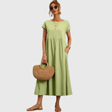 Relaxed Midi Dress Everyday Summer Dress