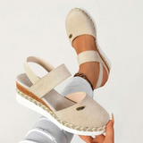 Orthopaedic Platform Sandals Ventilated Cushioned Sole