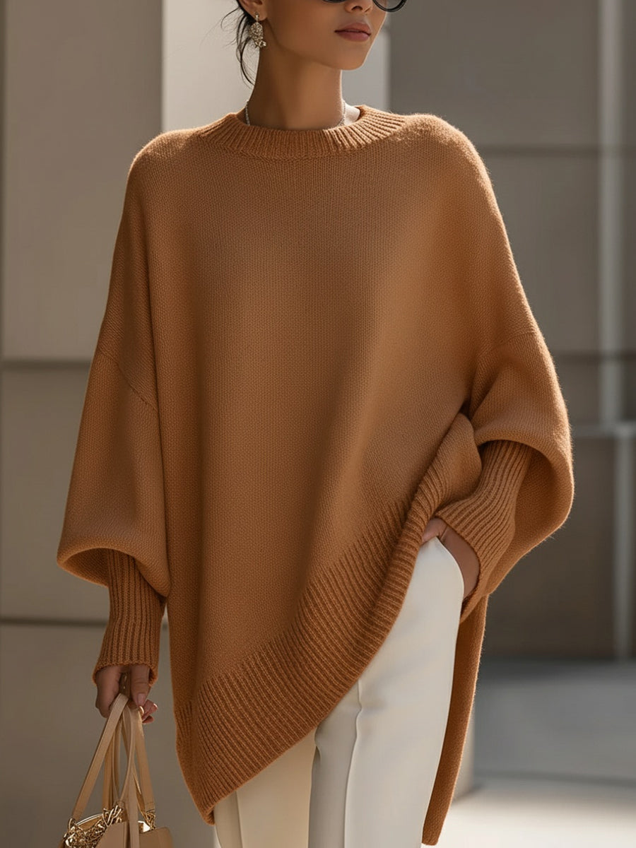 Abigail | Women's Oversized Jumper - Brown