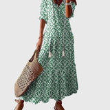 Boho Vintage Summer Dress Everyday Fit