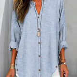 Anita | Women's Long Sleeve Oversized Blouse