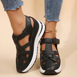 Orthopaedic Sandals Wrap-Front Raised Sole