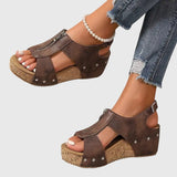 Orthopaedic Sandals Zip Fastening Cushioned Sole