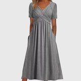 Fitted Occasion Dress Smooth Everyday Silhouette