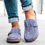 Orthopaedic Suede Slip-Ons Cushioned Everyday Sole