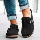 Orthopaedic Suede Slip-Ons Cushioned Everyday Sole