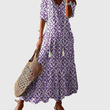 Boho Vintage Summer Dress Everyday Fit