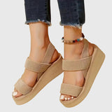 Orthopaedic Sandals Platform Ankle Strap Cushioned Sole