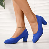 Orthopaedic Block Heels Wide Fit Cushioned Sole