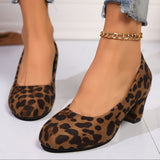 Orthopaedic Block Heels Wide Fit Cushioned Sole
