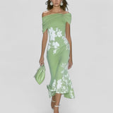 Statement Print Midi Dress Everyday Fit