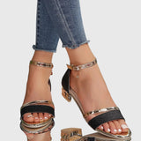 Orthopaedic Heeled Sandals Cushioned Summer Shoes