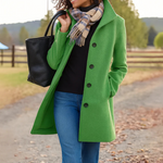 Paige | Women's Wool Blend Coat - Green
