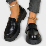 Orthopaedic Loafers Black Everyday Cushioned Sole