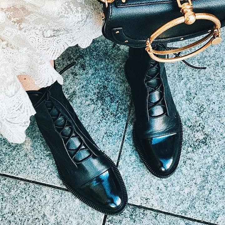 Rosie | Women's Leather Look Ankle Boots