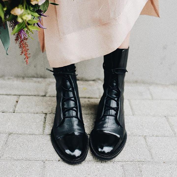 Rosie | Women's Leather Look Ankle Boots