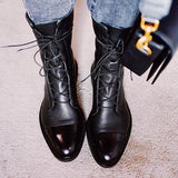 Rosie | Women's Leather Look Ankle Boots