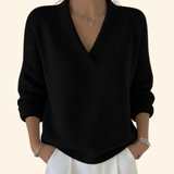 V-Neck Jumper Soft Everyday Knitwear