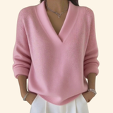 V-Neck Jumper Soft Everyday Knitwear