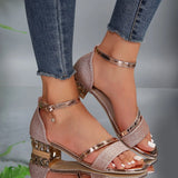 Orthopaedic Sandals Metallic Everyday Cushioned Fit