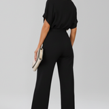 Wide-Leg Jumpsuit Tie Belt Everyday