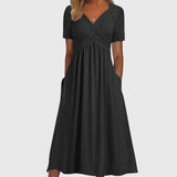 Fitted Occasion Dress Smooth Everyday Silhouette