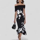 Statement Print Midi Dress Everyday Fit
