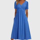 Fitted Occasion Dress Smooth Everyday Silhouette