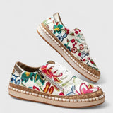 Orthopaedic Slip-On Shoes Printed Cushioned Sole
