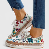 Orthopaedic Slip-On Shoes Printed Cushioned Sole