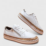 Orthopaedic Slip-On Shoes Printed Cushioned Sole