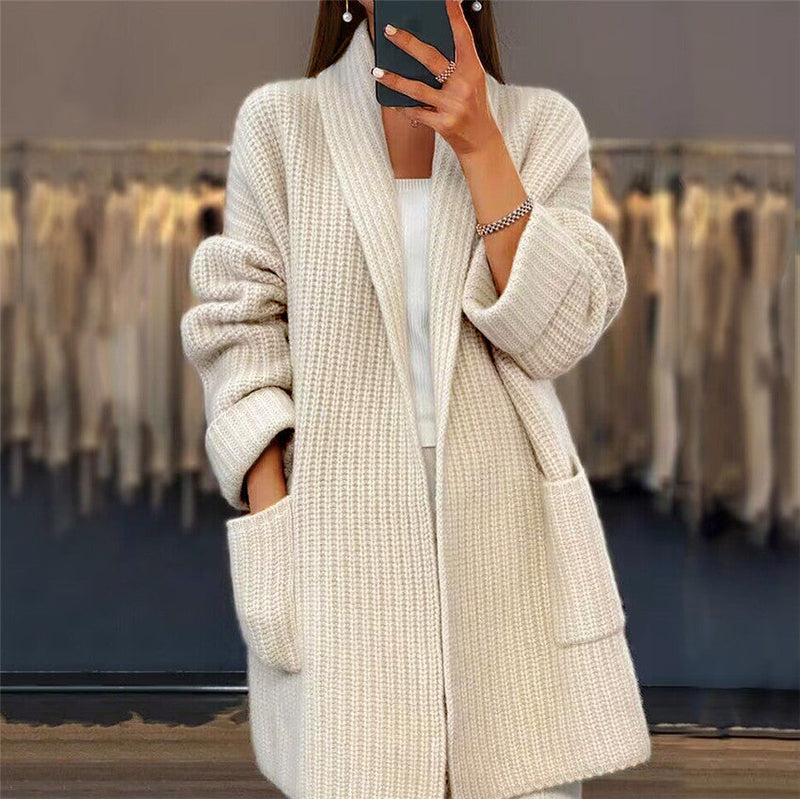 Sienna | Women's Oversized Wool Blend Chunky Coat