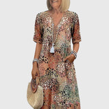 Floral Midi Dress Everyday Summer Print