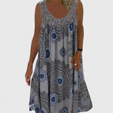 Boho Print Summer Dress Ethnic Everyday Dress