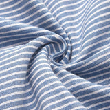 Striped Midi Dress Everyday Cotton Blend