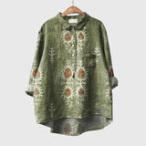 Floral Print Blouse Lightweight Everyday Top